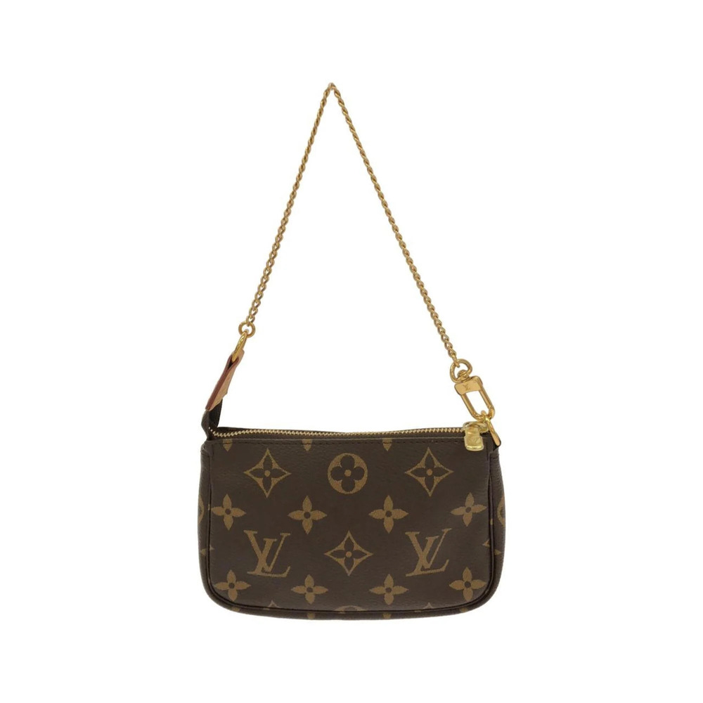 LOUIS VUITTON Authentic Brown Monogram Pochette Pouch